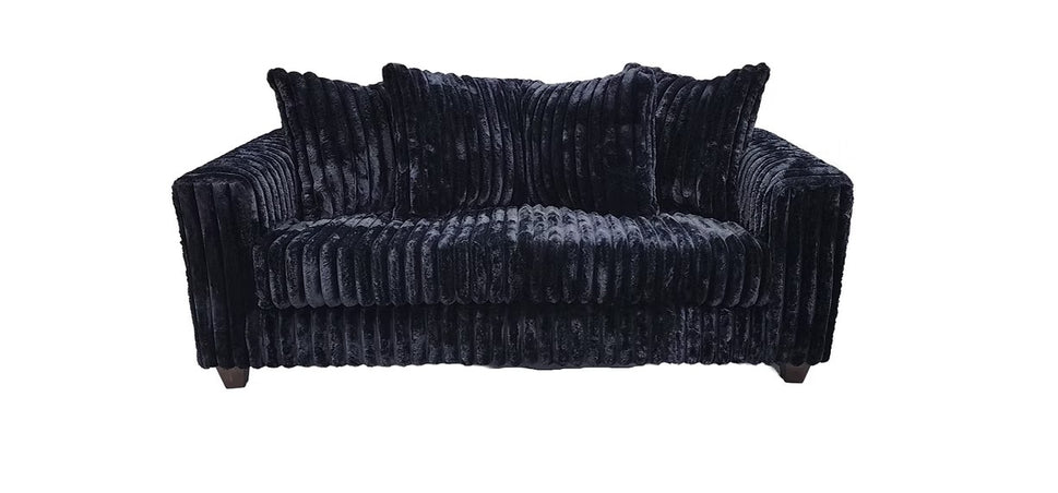 S300 GIA BLACK SOFA AND LOVESEAT SET