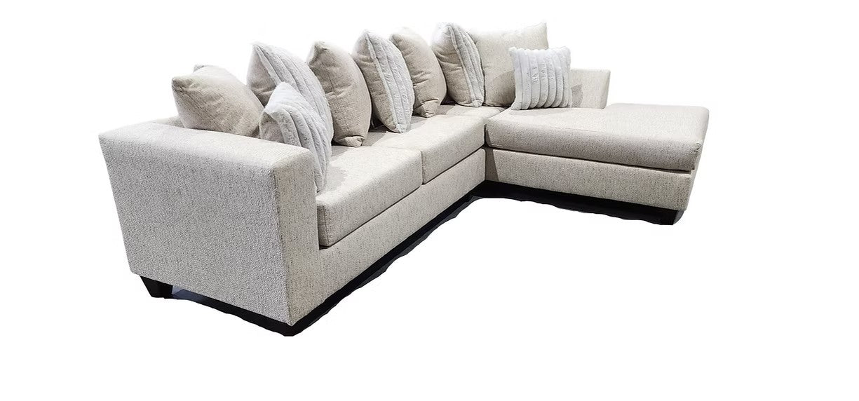 S325 KORA 2 PIECE GREY SECTIONAL