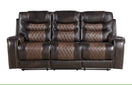 Switch Phoenix II Brown Reclining Living Room Set | 3-Piece Sofa Set Houston 2 image