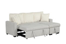 Switch S8670 NORI BEIGE SECTIONAL WITH PULL-OUT BED AND STORAGE CHAISE 3 image