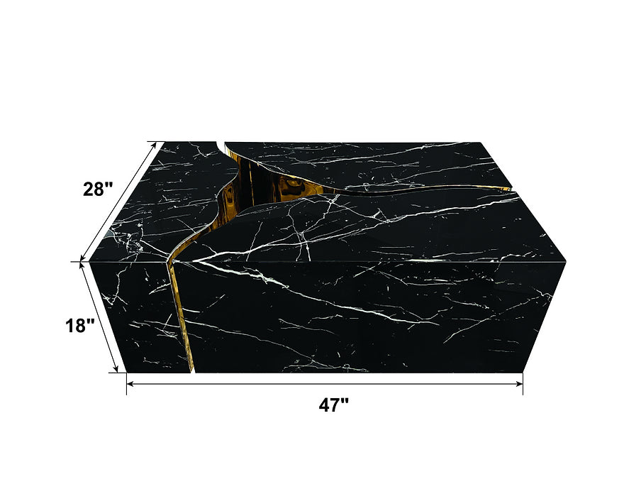 A-CT04 STONE COFFEE TABLE