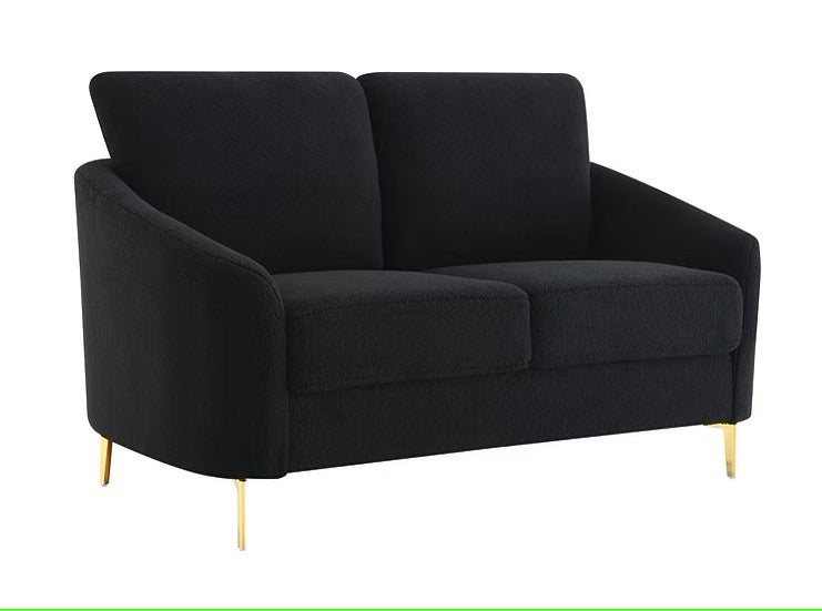 S160 LILA BLACK LIVING ROOM SET AVAILABLE AS 2 PIECE OR 3 PIECE SET