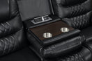 Switch HARLEY BLACK GENUINE TOP GRAIN LEATHER 3 PC  POWER RECLINING SET 2 image