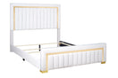 Switch HH810 WHITE PLATFORM BED AVAILABLE IN TWIN, FULL, QUEEN AND KING SIZES 3 image