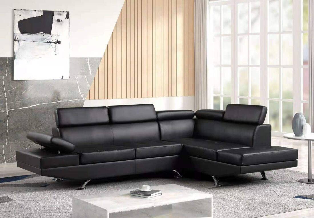 MODERNO BLACK SECTIONAL