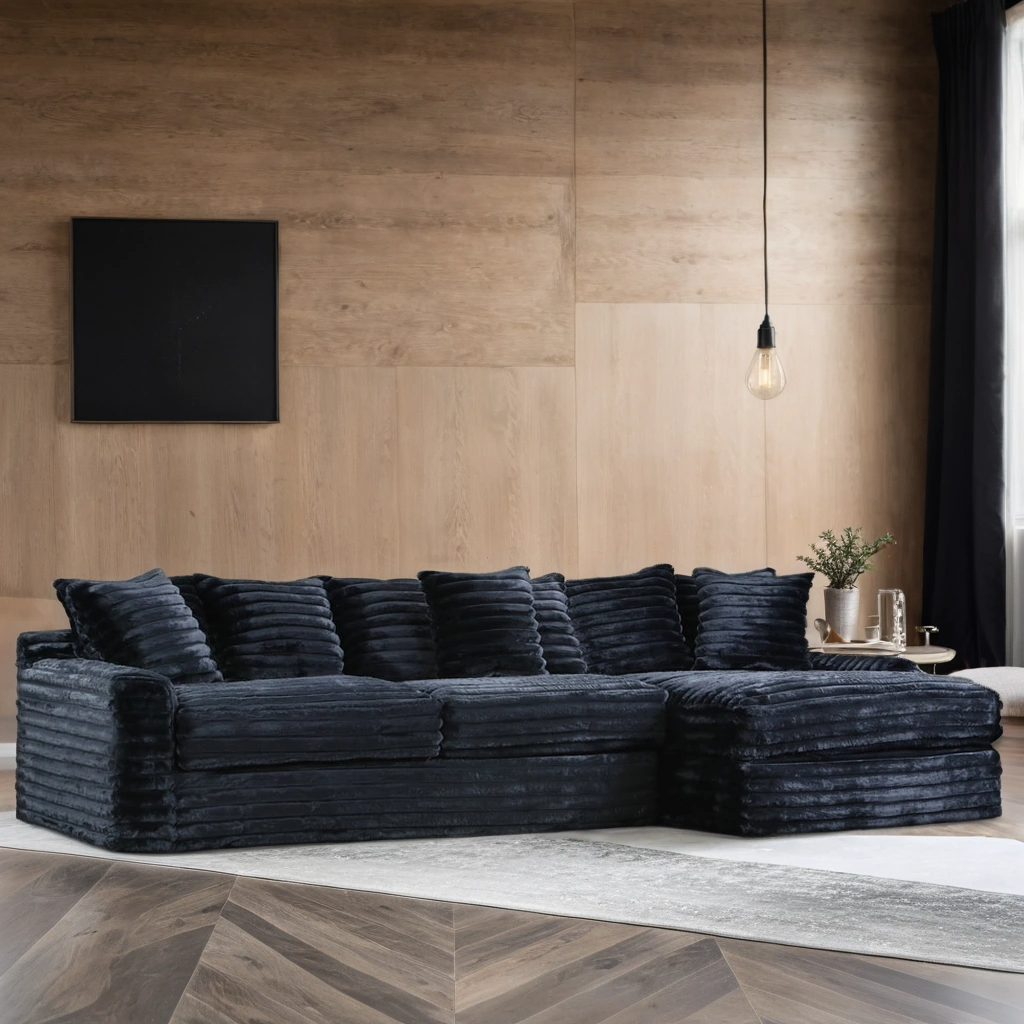 4810 JULIA BLACK SECTIONAL