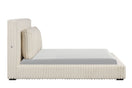 Switch LAUREN BEIGE PLATFORM BED AVAILABLE IN QUEEN AND KING SIZES 2 image