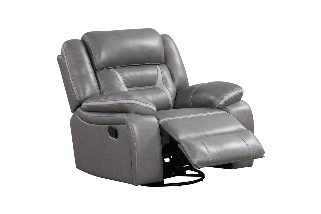 LUKA OVERSIZED 3 PIECE RECLINING SET AVAILBLE IN GRAY, BROWN AND BLUE