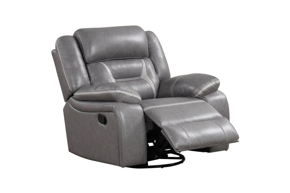 LUKA OVERSIZED 3 PIECE RECLINING SET AVAILBLE IN GRAY, BROWN AND BLUE