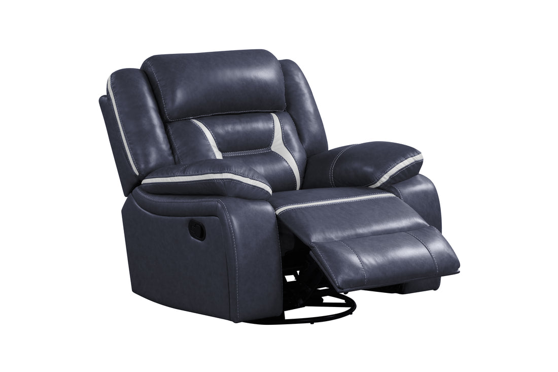 LUKA OVERSIZED 3 PIECE RECLINING SET AVAILBLE IN GRAY, BROWN AND BLUE