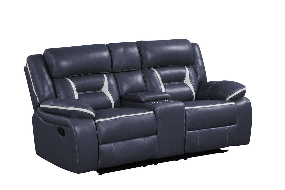 LUKA OVERSIZED 3 PIECE RECLINING SET AVAILBLE IN GRAY, BROWN AND BLUE