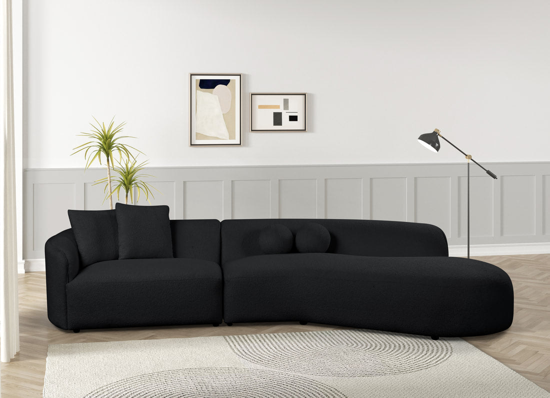 MIA BLACK SECTIONAL