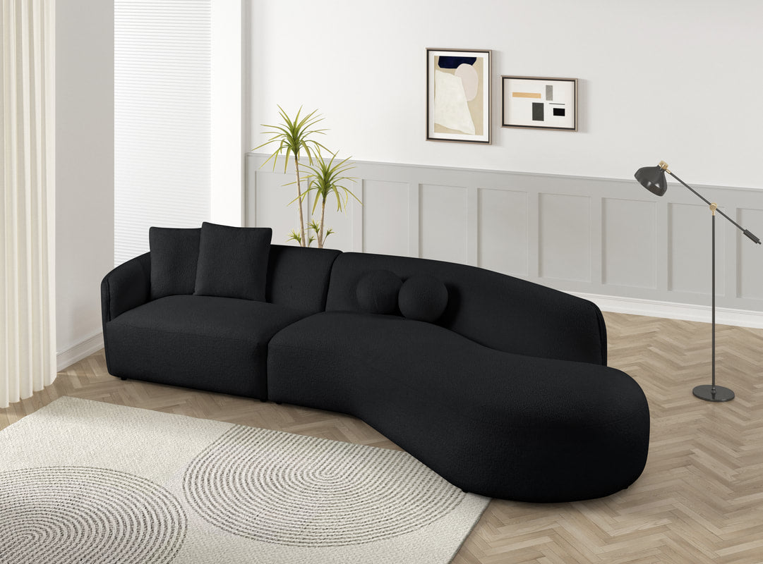 MIA BLACK SECTIONAL