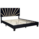 Switch NICO BLACK PLATFORM BED AVAILABLE IN QUEEN AND KING SIZES 2 image