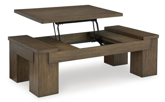 T763-9 LIFT TOP COCKTAIL TABLE