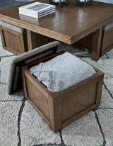 T738-20 COCKTAIL TABLE WITH STOOLS