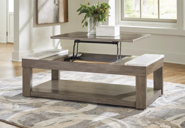 T854-9 LIFT TOP COCKTAIL TABLE