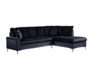Switch CANDY BLACK SECTIONAL WITH LED LIGHTS 2 image