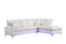 Switch CANDY BEIGE SECTIONAL WITH LED LIGHTS 2 image