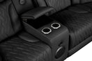 Switch SPAIN BLACK RECLINING SECTIONAL WITH POWER HEADRESTS AND LED LIGHTS 3 image