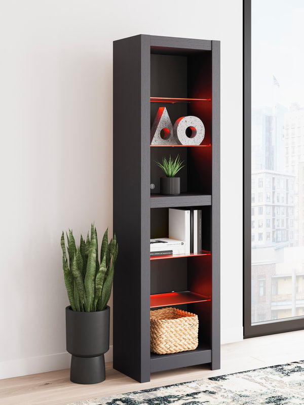 W2721-24 PIER BOOKCASE WITH LED LIGHTS